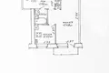 1 room apartment 32 m² Minsk, Belarus