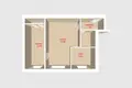 2 room apartment 45 m² Minsk, Belarus