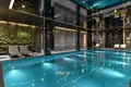 Kompleks mieszkalny Residential complex with a swimming pool and a green area, 3 minutes away from the marina, Istanbul, Turkey