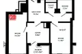 Квартира 2 комнаты 52 м² Минск, Беларусь