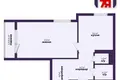 Apartamento 1 habitación 37 m² Saligorsk, Belarús