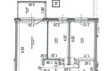 3 room apartment 55 m² Warsaw, Poland