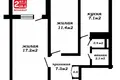 2 room apartment 47 m² Minsk, Belarus