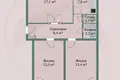 3 room apartment 66 m² Barysaw, Belarus