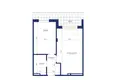 Квартира 2 комнаты 45 м² Варшава, Польша