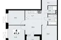 4 room apartment 67 m² poselenie Sosenskoe, Russia