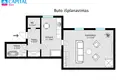 Wohnung 2 Zimmer 52 m² Vainotiskiai, Litauen