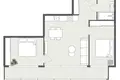 Квартира 3 комнаты 77 м² Клайпеда, Литва