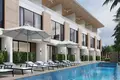 Complejo residencial Gated complex of townhouses with a swimming pool and a panoramic view close to the sea, Samui, Thailand