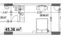 Студия 1 комната 45 м² Батуми, Грузия