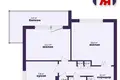 Mieszkanie 2 pokoi 53 m² Mińsk, Białoruś