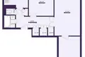 Wohnung 3 zimmer 63 m² Soligorsk, Belarus