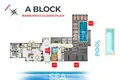 Multilevel apartments 3 rooms 76 m² Alanya, Turkey