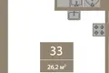 Studio 26 m² Sankt Petersburg, Russland