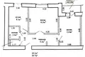 Appartement 2 chambres 51 m² Minsk, Bélarus
