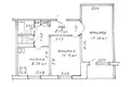 Квартира 2 комнаты 52 м² Минск, Беларусь