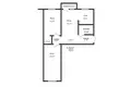 Wohnung 3 zimmer 55 m² Baranawitschy, Belarus
