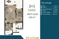Квартира 4 комнаты 128 м² Кепез, Турция