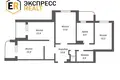 Квартира 4 комнаты 85 м² Брест, Беларусь