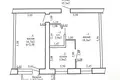 Mieszkanie 2 pokoi 46 m² Homel, Białoruś