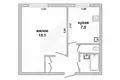 Apartamento 1 habitación 34 m² Vysokaye, Belarús