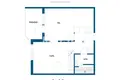 2 room apartment 40 m² in Kotka-Hamina sub-region, Finland