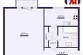 1 room apartment 40 m² Minsk, Belarus