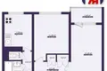 Квартира 2 комнаты 49 м² Солигорск, Беларусь