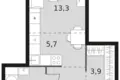 Квартира 1 комната 33 м² Москва, Россия