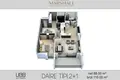 1 bedroom apartment 70 m² Mezitli, Turkey