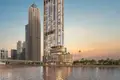 Complexe résidentiel New high-rise residence One River Point with swimming pools on the canal front, close to Burj Khalifa, Business Bay, Dubai, UAE