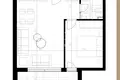 Apartamento 1 habitación 41 m² Budva, Montenegro