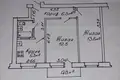 2 room apartment 42 m² Minsk, Belarus