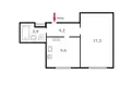 Квартира 1 комната 35 м² Санкт-Петербург, Россия