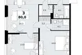 Квартира 3 комнаты 80 м² район Коммунарка, Россия
