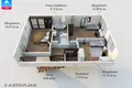 Квартира 4 комнаты 107 м² Rackunai, Литва