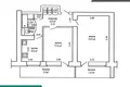Mieszkanie 2 pokoi 56 m² Mińsk, Białoruś