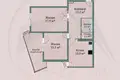 2 room apartment 69 m² Minsk, Belarus