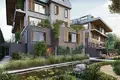Complejo residencial Residential complex with swimming pool, garden, and small lakes, in a quiet area, Uskudar, Istanbul, Turkey