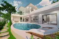 Complejo residencial New residential complex of villas with swimming pools and sea views, Choeng Mon, Samui, Thailand