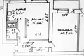 2 room apartment 60 m² Minsk, Belarus