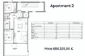 Wohnung 2 Schlafzimmer 92 m² Zaton, Kroatien