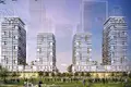Residential complex Park Gate Residences — complex by Wasl Properties with a swimming pool and green areas in Za'abeel, Dubai