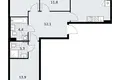 Mieszkanie 3 pokoi 79 m² Troick, Rosja