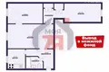 3 room apartment 54 m² Barysaw, Belarus