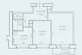 Wohnung 2 zimmer 40 m² Minsk, Belarus