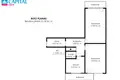 Mieszkanie 2 pokoi 51 m² Uciana, Litwa