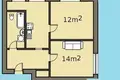 Wohnung 2 Zimmer 54 m² in Breslau, Polen