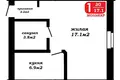 1 room apartment 30 m² Maladzyechna, Belarus