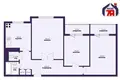 3 room apartment 65 m² Minsk, Belarus